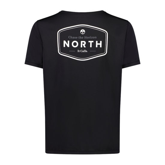 North Horizon Quick Dry S/S Tee Black bei WindSucht