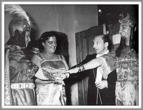 Radames - AIDA - di G. Verdi - con A. Cerquetti, F. Molinari Pradelli, Silvio Maionica (Bologna 1954)