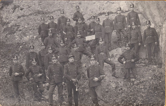 Aktivdienst 1917, Bataillon 48 aus dem Kanton Zug (Fotosammlung Hans Iten, Grund, Obergägeri)