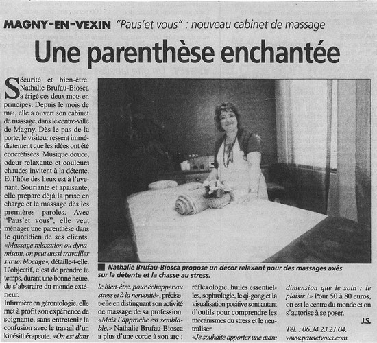 Article paru dans la Gazette du Val d'Oise du mercredi 17 octobre 2012