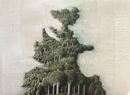 'Upper Waiheke' 120 x 160 cm Oil on canvas 2025