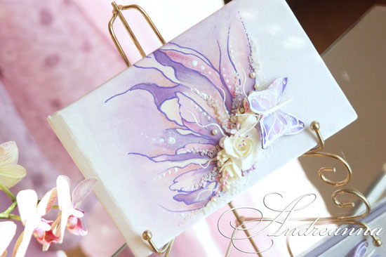 дневник невесты (записная книга), А5 формат, ручная роспись по ткани, цветы, бабочка ручной работы, стоимость  750грн 