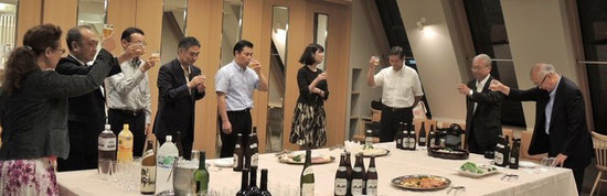 有志による懇親会 乾杯