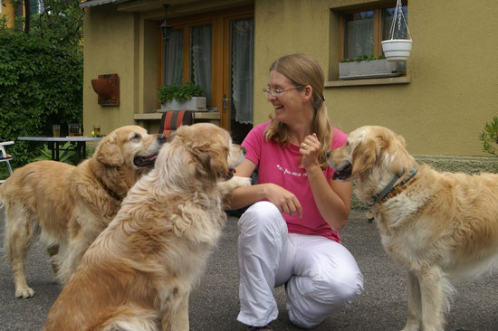 Frauchen im Goldirausch