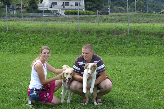 Conny & Marc mit Sunny & Joyce