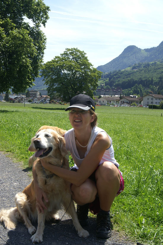 Sina & Frauchen Conny