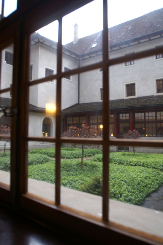 Blick auf den wunderschönen Innenhof