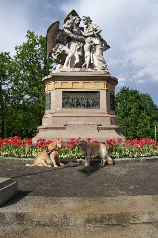 ein Blumenmeer in mitten der Stadt