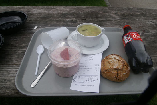 Feines Zmittag + Cappucino für nur 12,50 CHF wahnsinn!