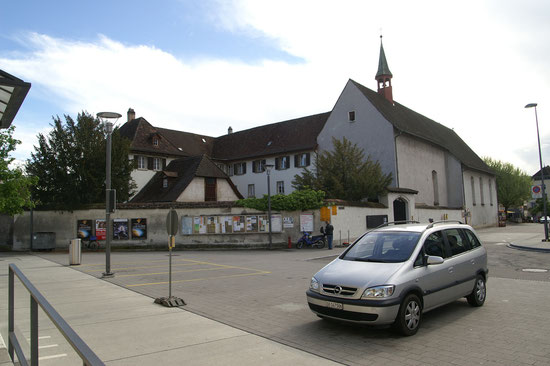 Kloster Ansicht vom Bahnhof Dornach