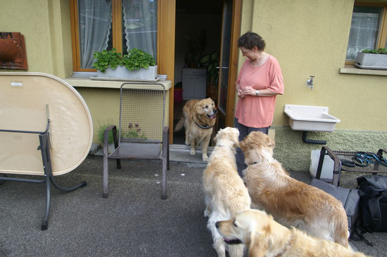 alle haben auf mich gewartet das sind wahre Freunde