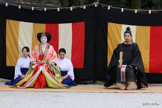 おだいりさまとおひなさま（2015年下鴨神社）