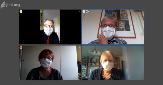 supersichere Videokonferenz - mit Jitsi und Masken!