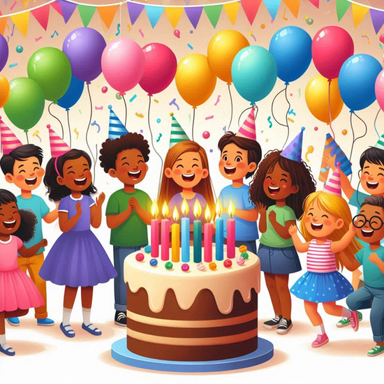 誕生日のイラスト