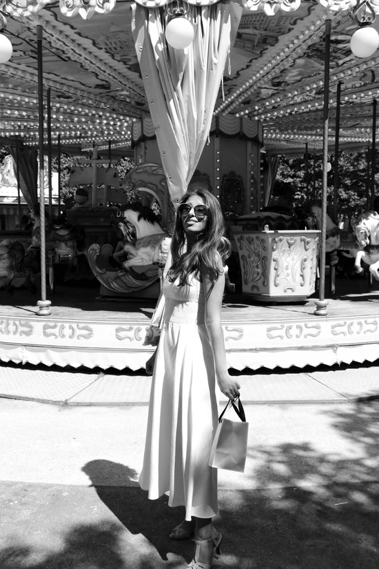 by Carmen Schubert White Zara Dress Paris