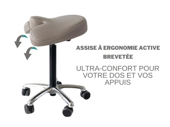 La selle dentaire ergonomique idéale contre le mal de dos
