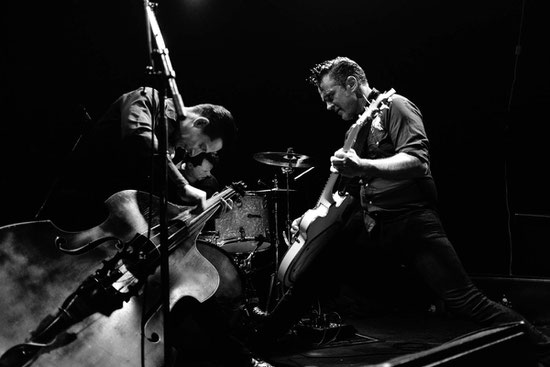 Psychobilly? Rockabilly? Garagenrock? Egal, The Peacocks aus Winterthur sind schlichtweg eine der mitreißendsten Rock'n Roll-Bands überhaupt. Den Beweis treten sie am Freitagabend beim "U & D Weingarten" an. Foto: Promo           