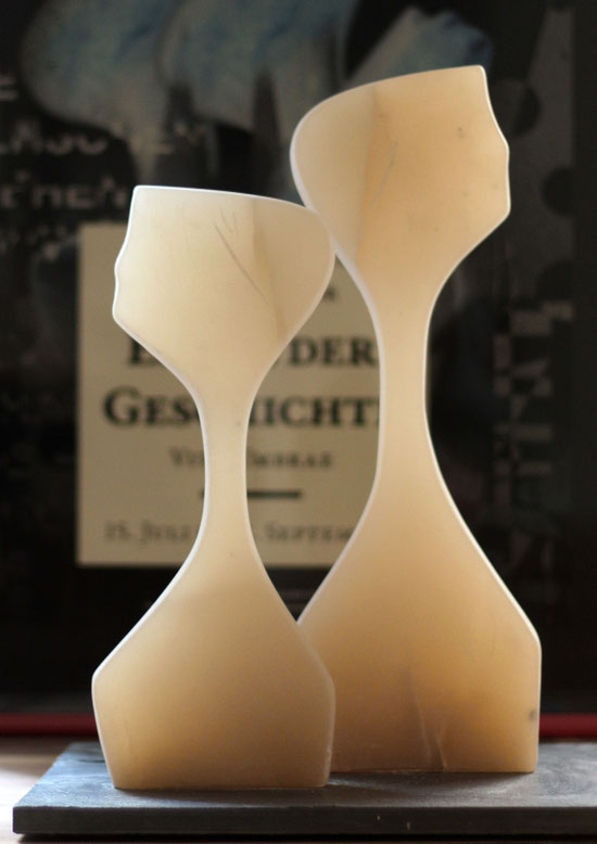 Heidrun Feistner: Im Stillen / Alabaster / Foto HF