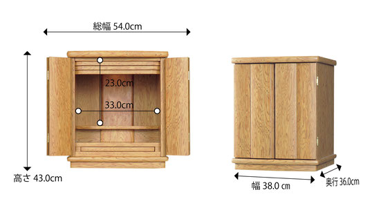 本物志向の仏壇ウィズココロマーチ14号