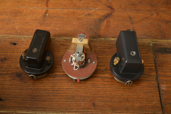 Left to Right; Sykes Electrograph. Test Mechanism. 1st production copy.