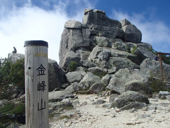 金峰山のガイド登山