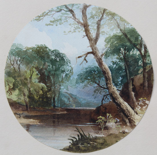 Karl Lang Archiv, Büsingen, Thomas Burton Watkin Forster TBWF Aquarell watercolor