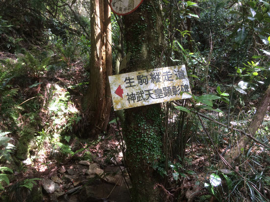 日下山直越の道(筆者撮影)