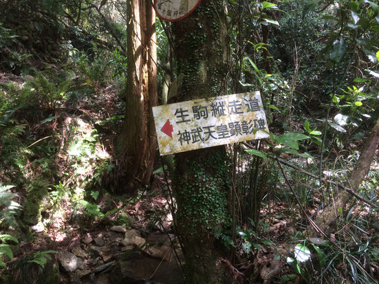 日下山直越の道（筆者撮影）