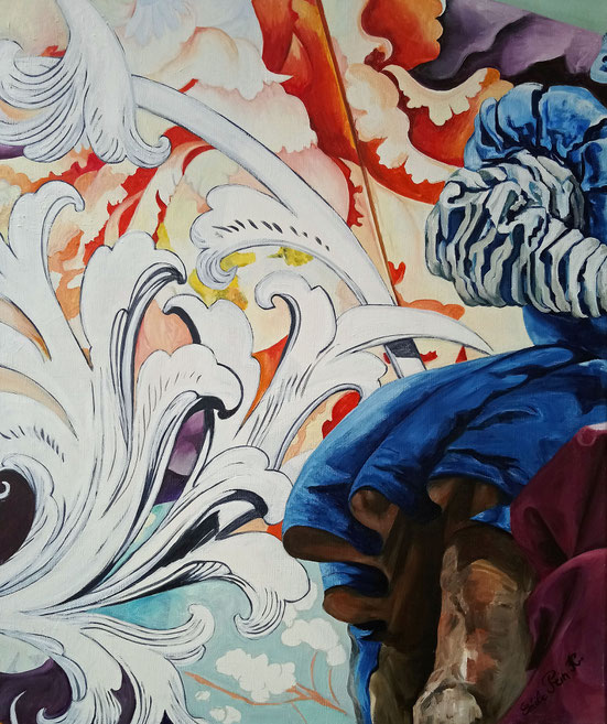 Gloire - Huile sur toile - 55 x 46