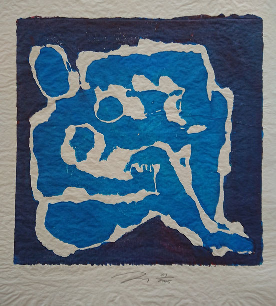 Yves Olry, monotype, 2005, 29 x 29 cm