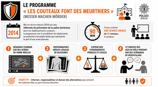 Prévention des violences liées aux couteaux