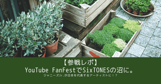 【参戦レポ】YTFFでSixTONESの沼に。ジャニーズJr.が日本を代表するアーティストに!?