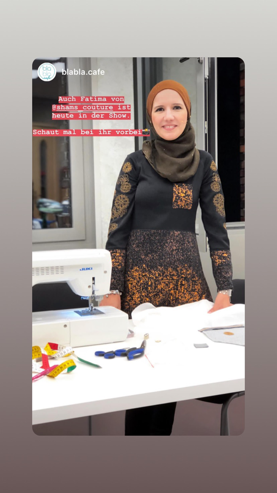 Fatima Hamdaoui, alias Shams Couture in der Sendung "Oh Näh"