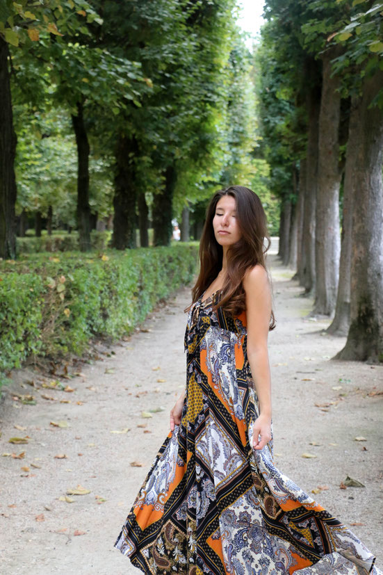 Print Maxidress, Paris, Carmen Schubert