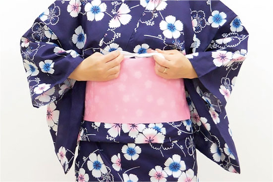 結び帯の付け方ステップ7
