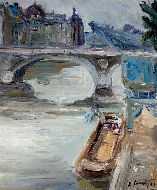 Paris Pont Louis Philipp   1967, Öl auf LW
