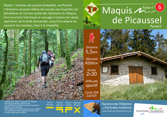 Maquis de Picaussel - Randonnées Pyrénées Audoises