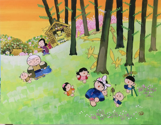 童絵作家・池原昭治 童絵作家・池原昭治 画家イラストレーター池原昭治（いけはら