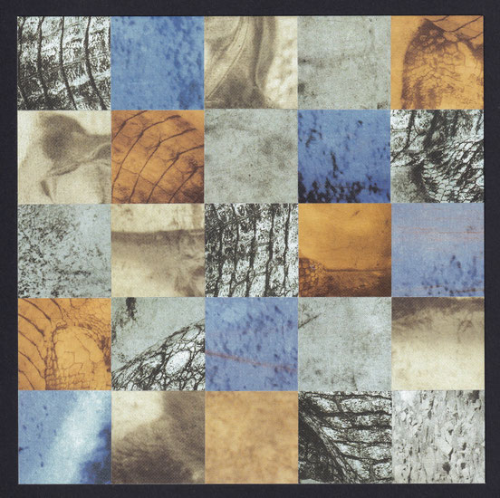 Papiercollage von Klaus Becker, Kassel