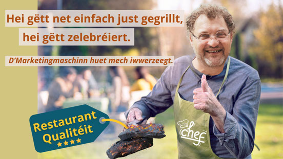 Déi grouss Holzkuelen-Illusioun “RestaurantsQualitéit”.