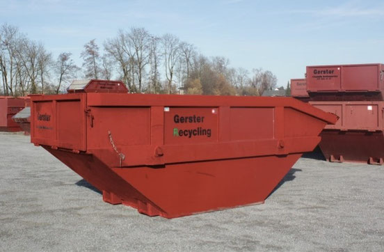 Box, Behälter, Kübel, Mulde, Container, Muldenservice von der Gerster Recycling AG in Frasnacht bei Arbon.