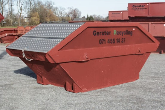 Box, Behälter, Kübel, Mulde, Container, Muldenservice von der Gerster Recycling AG in Frasnacht bei Arbon.