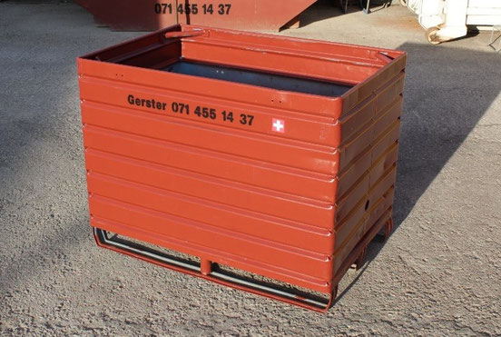 Box, Behälter, Kübel, Mulde, Container, Muldenservice von der Gerster Recycling AG in Frasnacht bei Arbon.