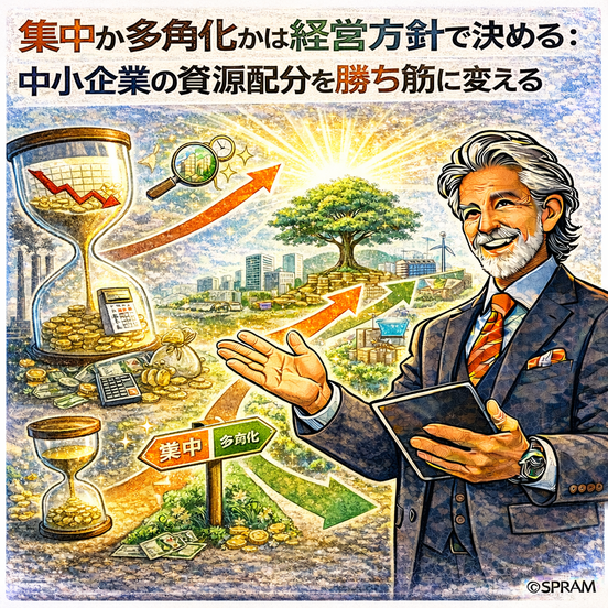 集中か多角化かは経営方針で決める：中小企業の資源配分を勝ち筋に変える