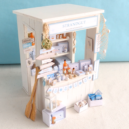 Küsten-Souvenirstand 1:12 basteln