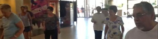 KT & Aerobic Dance Class at Mall
