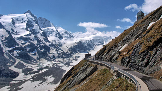 Unterwegs auf der Großglockner-Hochalpenstr. / Mai 2012