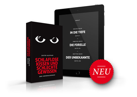 Bildbeschreibung: Abbildung des Taschenbuchs und eines Textauszugs auf einem Tablet-Computer