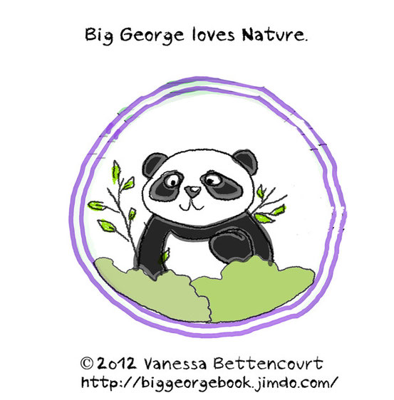 cute monster  book Big George children illustration picture  Book English kids ESL vocabulary worksheet free activities for kids kindergarten preschool big foot big george animals panda