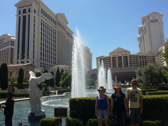 Und gleich mal zum Caesars Palace....